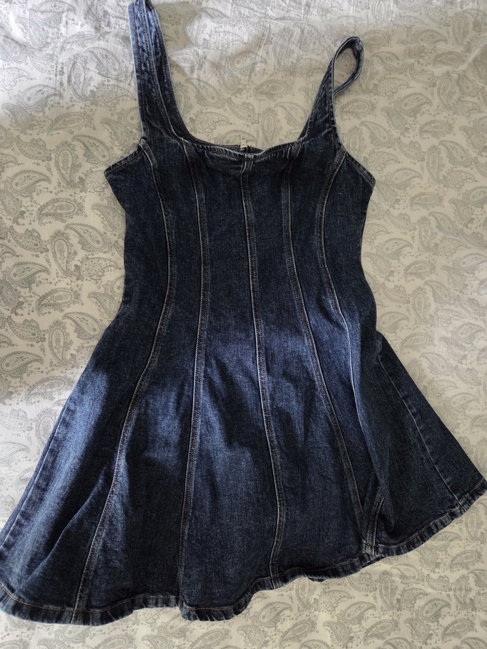 Dark Wash Denim Dress (Never Worn)